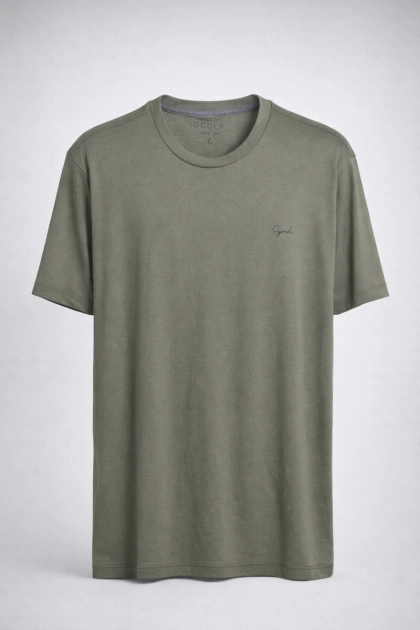 Camiseta Ogochi Manga curta Masculina Verde Produto Camiseta Ogochi Manga curta Masculina Verde