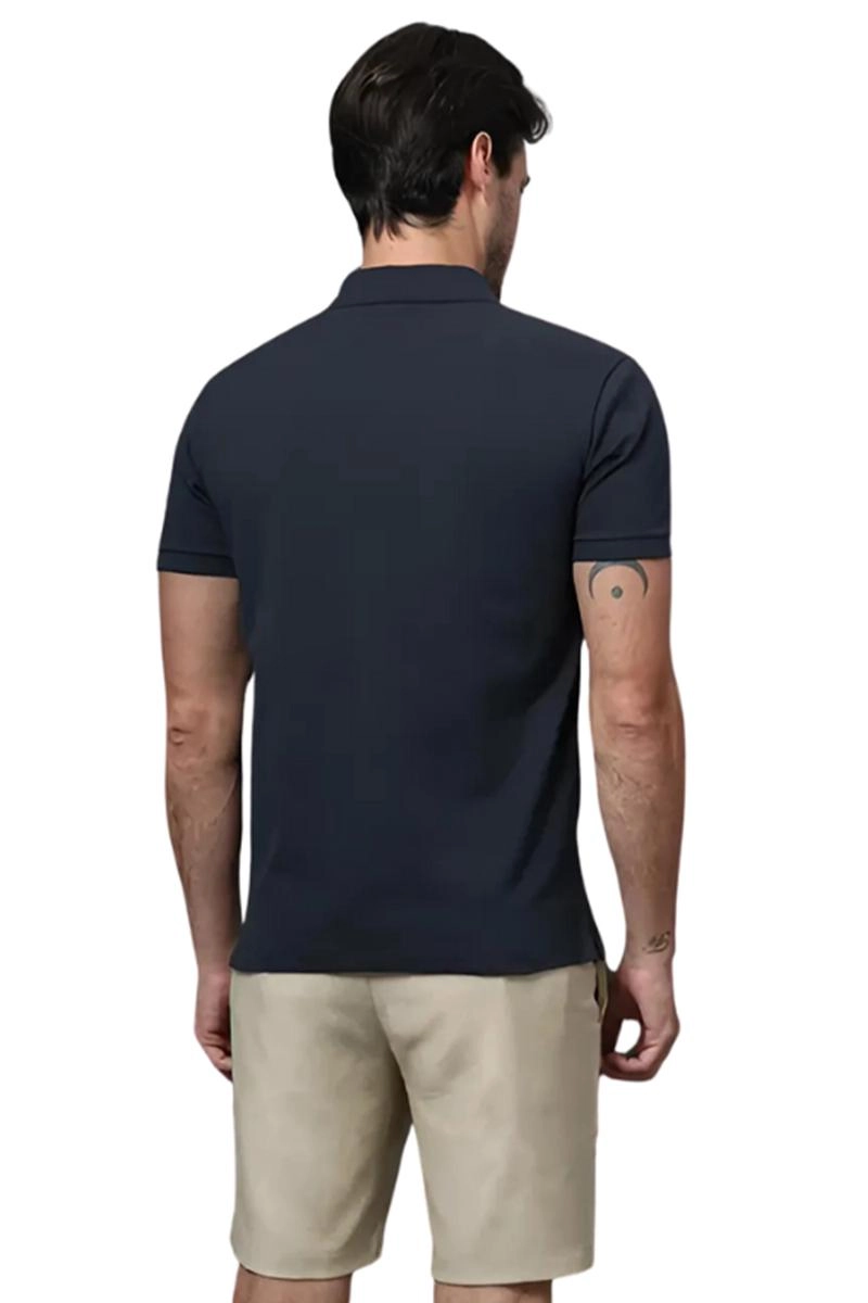Camiseta Polo Calvin Klein Slim Masculina Marinho 