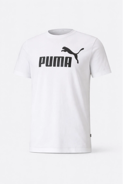Camiseta Puma Essentials Logo Masculina Branca Produto Camiseta Puma Essentials Logo Masculina Branca