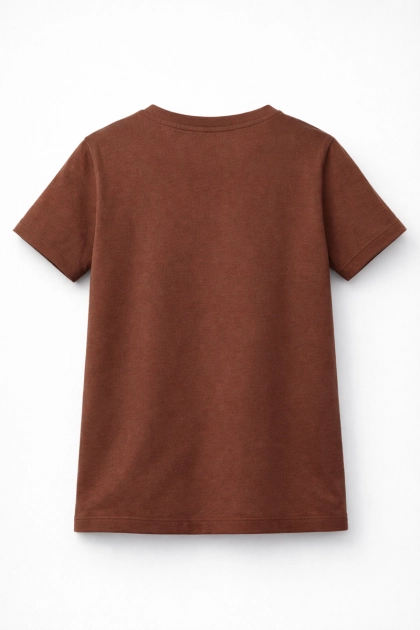 Camiseta SBA Manga Curta Estampada Juvenil Masculina Marrom Produto Camiseta SBA Manga Curta Estampada Juvenil Masculina Marrom