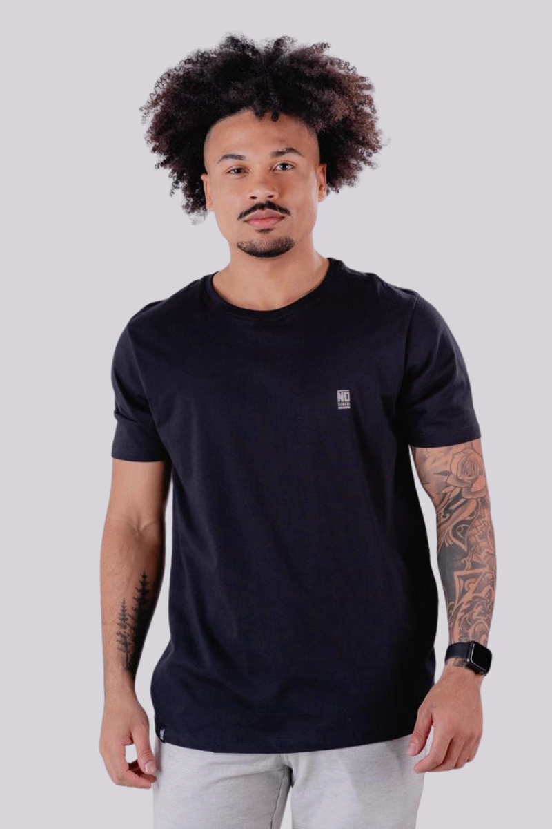 Produto - Camiseta Stress Basica Masculina Preta