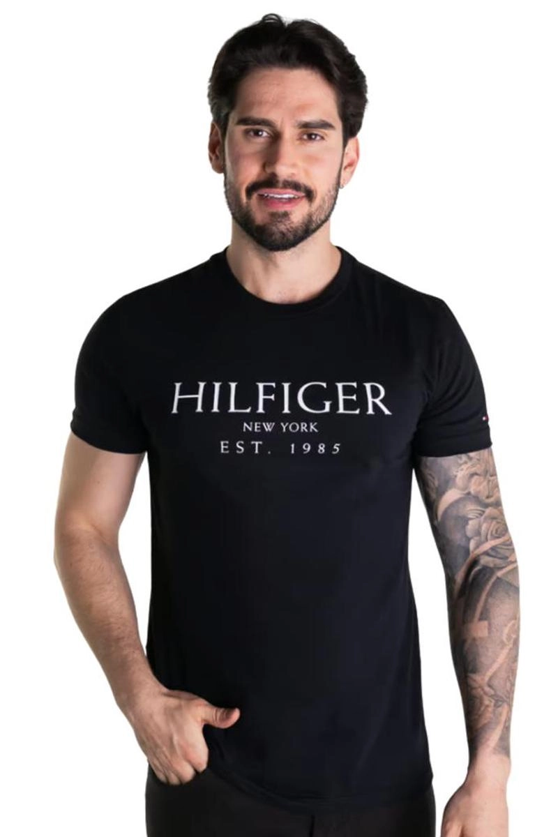 Camiseta Tommy Hilfiger Basic Manga Curta Masculina