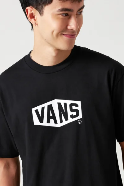 Camiseta Unissex Hex Logo Vans Preta Produto Camiseta Unissex Hex Logo Vans Preta