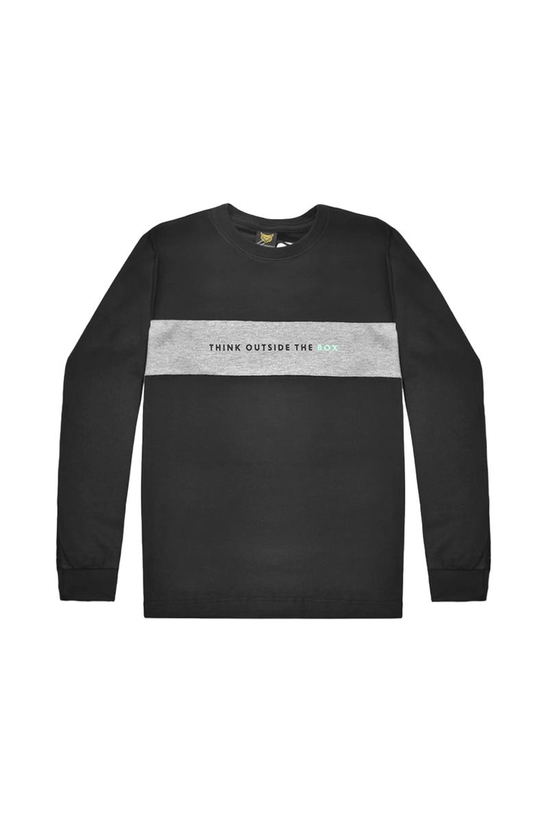 Camiseta Yellowl Manga Longa Infantil Masculina