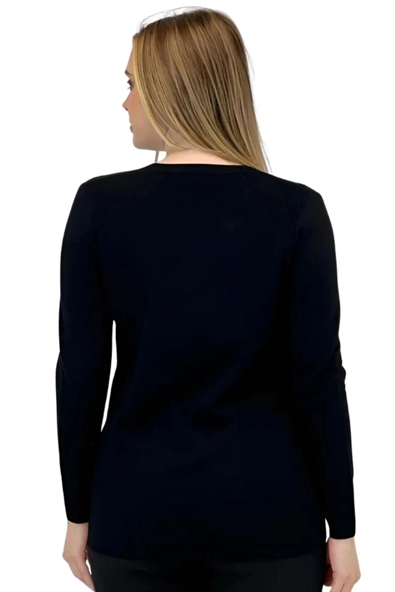 Cardigan Sea Brazil Modal Feminino Preto 