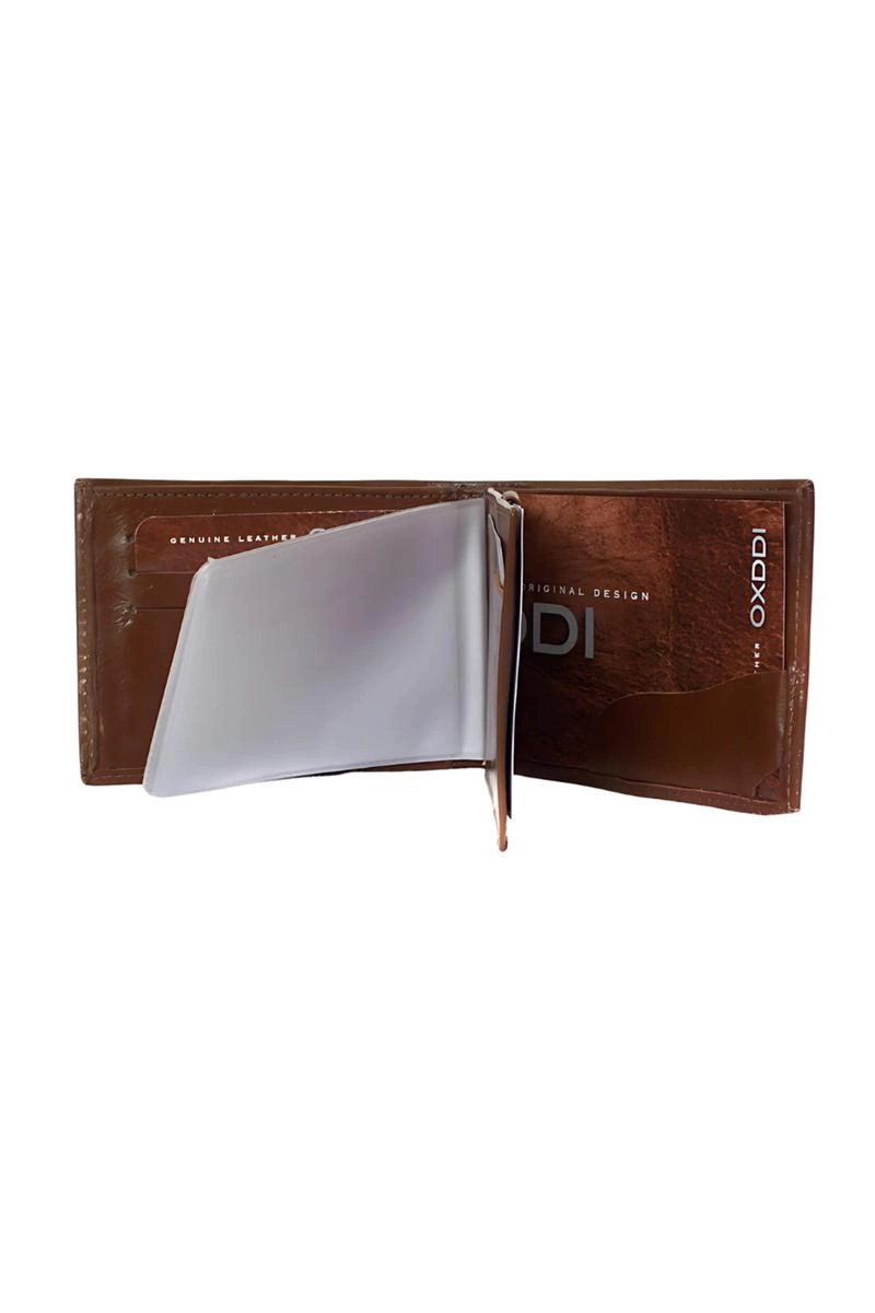 Carteira America Oxddi De Couro Masculina Marrom