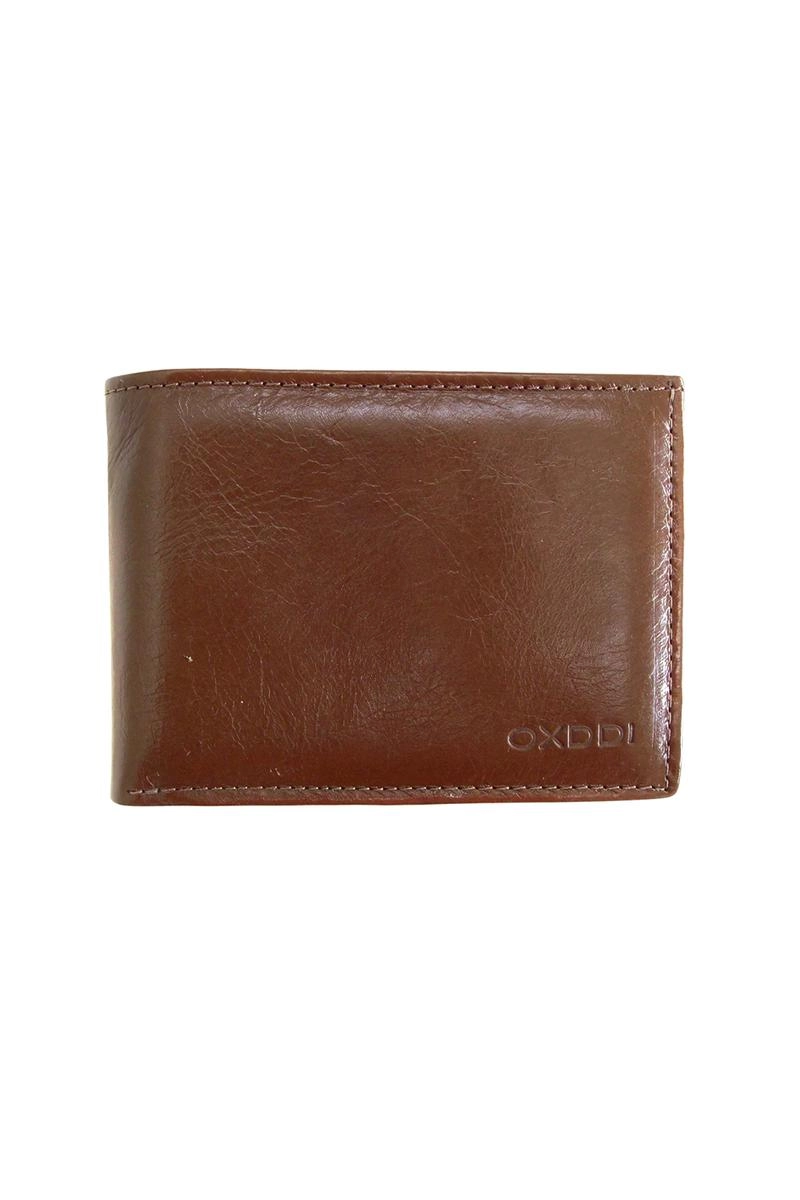 Carteira America Oxddi De Couro Masculina Marrom