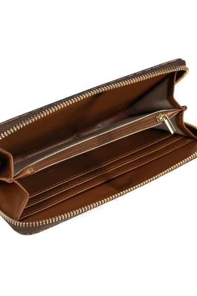 Produto Carteira Feminina Dakota Logomania Marrom com Zíper