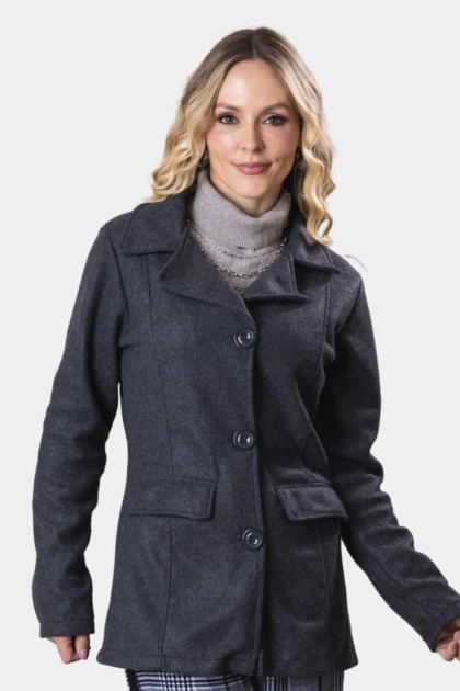 Produto - Casaco Crocker Soft Feminino Mescla Escuro