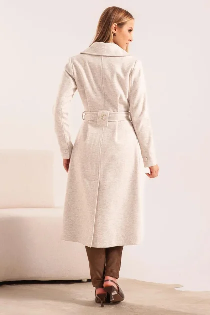 Casaco Longo Sobretudo Lainage Julias Closet Mescla Rapadura Produto Casaco Longo Sobretudo Lainage Julias Closet Mescla Rapadura