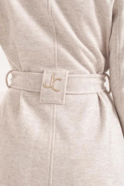 Casaco Longo Sobretudo Lainage Julias Closet Mescla Rapadura Produto Casaco Longo Sobretudo Lainage Julias Closet Mescla Rapadura