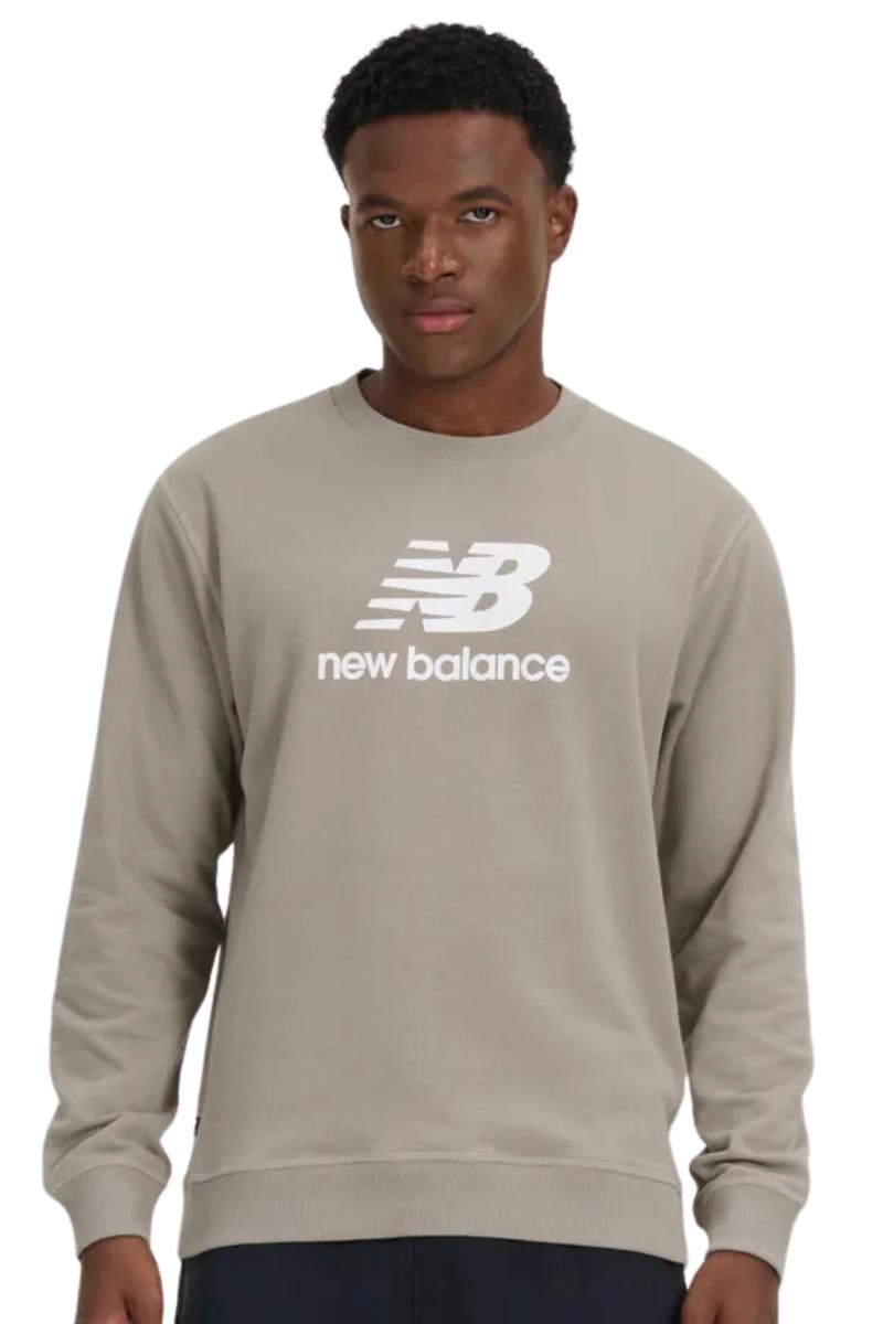 Casaco New Balance Essentials Basic Manga Longa Masculino Bege
