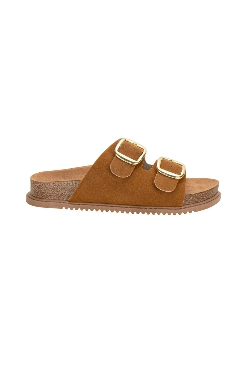 Chinelo Beira Rio Flat Feminino Caramelo
