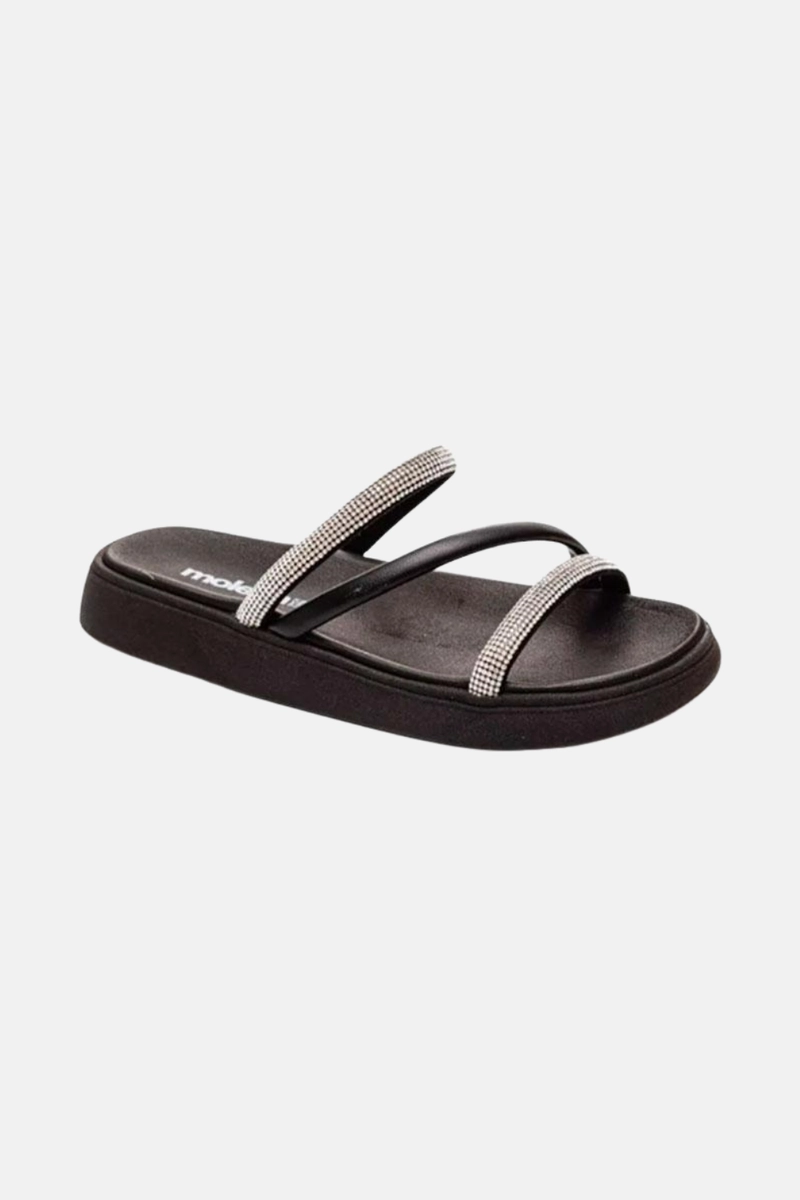 Produto - Chinelo Feminino Rateira Brilho Moleca