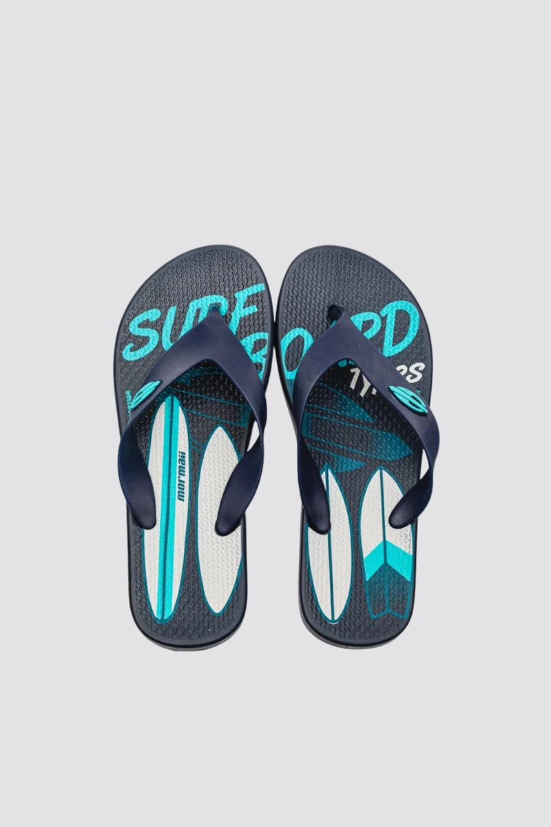 Produto - Chinelo Grendene Mormaii Tropical Masculino Azul e Bege