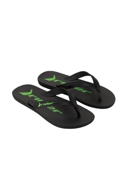 Chinelo Rider Feel Grendene Masculino Preto/Verde Produto Chinelo Rider Feel Grendene Masculino Preto/Verde