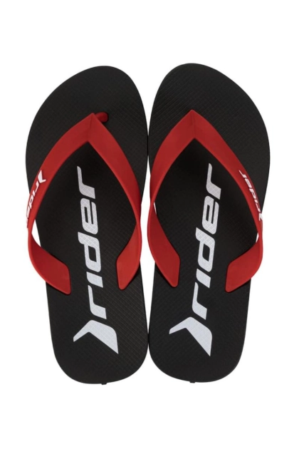 Produto - Chinelo Rider Feel Grendene Masculino Preto/vermelho/ branco 
