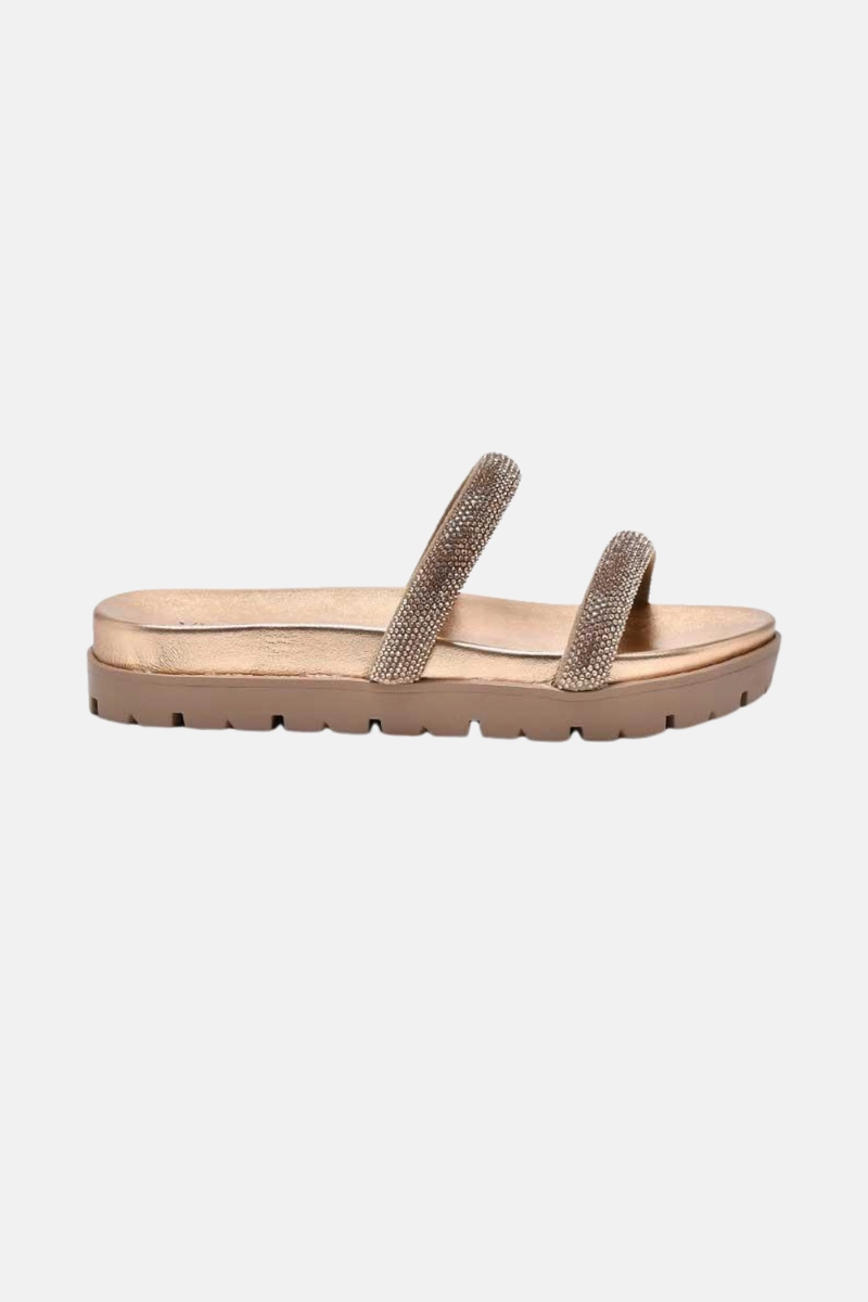 Produto - Chinelo Via Marte Flatform Feminino Rouge