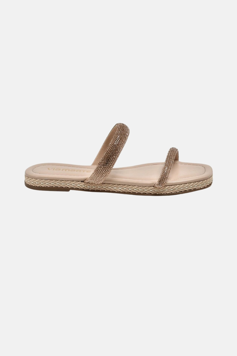 Produto - Chinelo Via Marte Rasteira Feminino Creme 