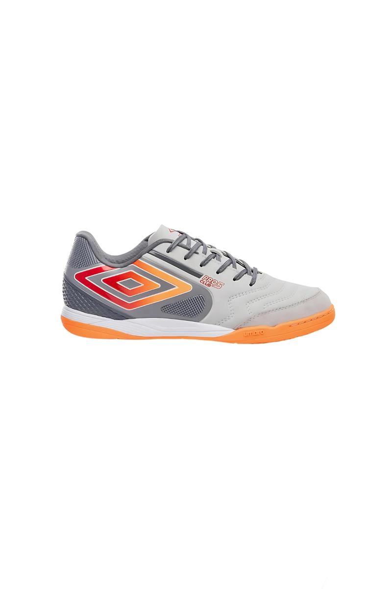 Chuteira Umbro Salão Pro 5 Masculina Grafite/laranja