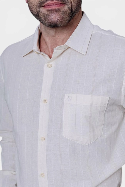 Camisa Masculina em Linho Manga Longa Pitt Produto Camisa Masculina em Linho Manga Longa Pitt