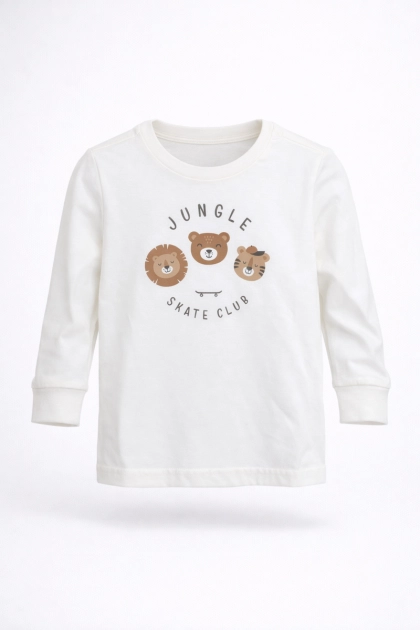 Camiseta Pulla Bulla Urso Bebê Masculina Off White Produto Camiseta Pulla Bulla Urso Bebê Masculina Off White