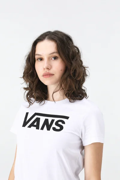 Camiseta Unissex Vans Flying Crew Branca Produto Camiseta Unissex Vans Flying Crew Branca