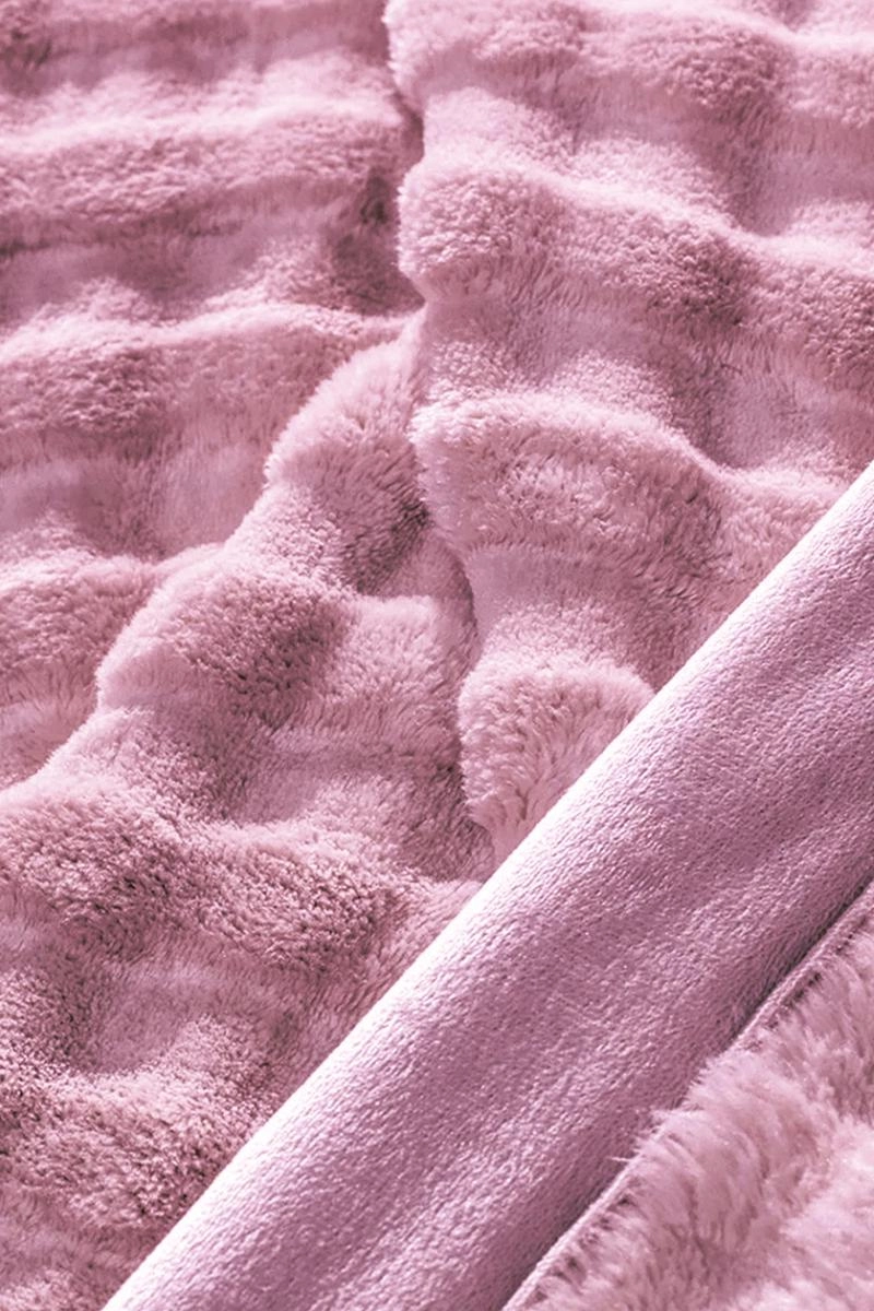 Cobertor Casal Altenburg Plush Desert Rosa