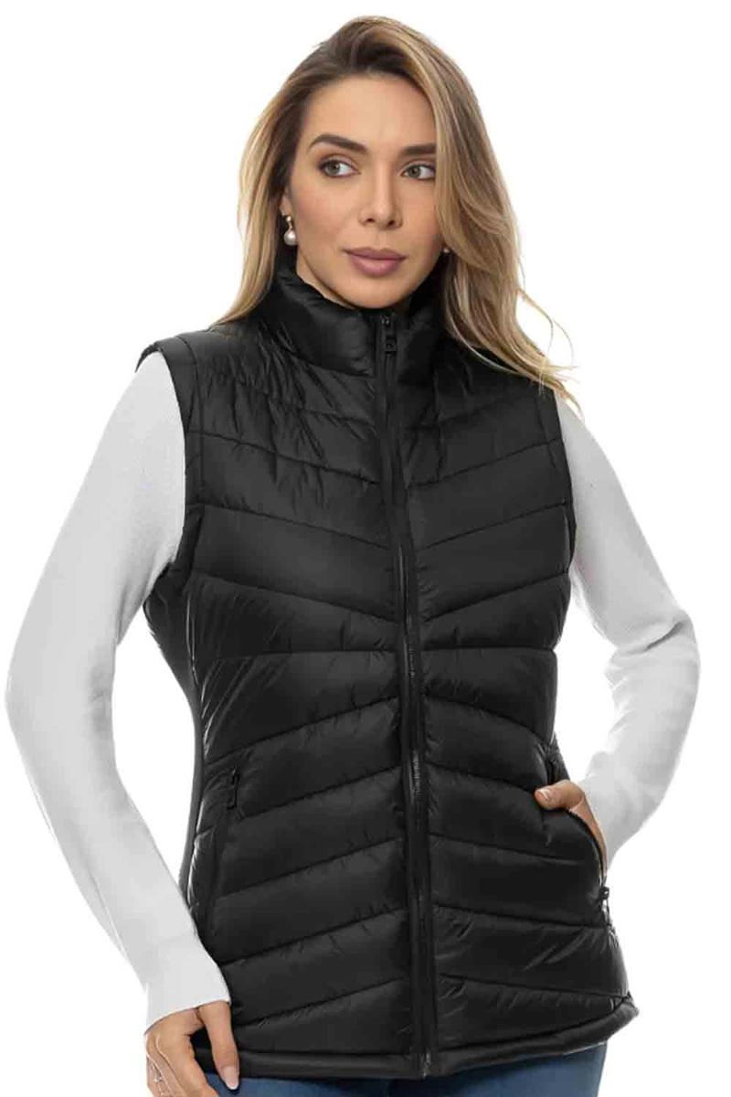 Colete Crocker Nilon Feminino Preto