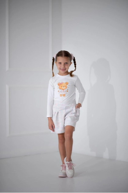 Conjunto Coccinelle Manga Longa Tweed Infantil Feminino Produto Conjunto Coccinelle Manga Longa Tweed Infantil Feminino
