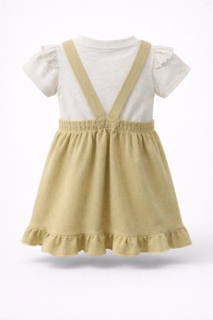 Produto Conjunto Salopete Coccinelle Bebê Bordado Feminino 