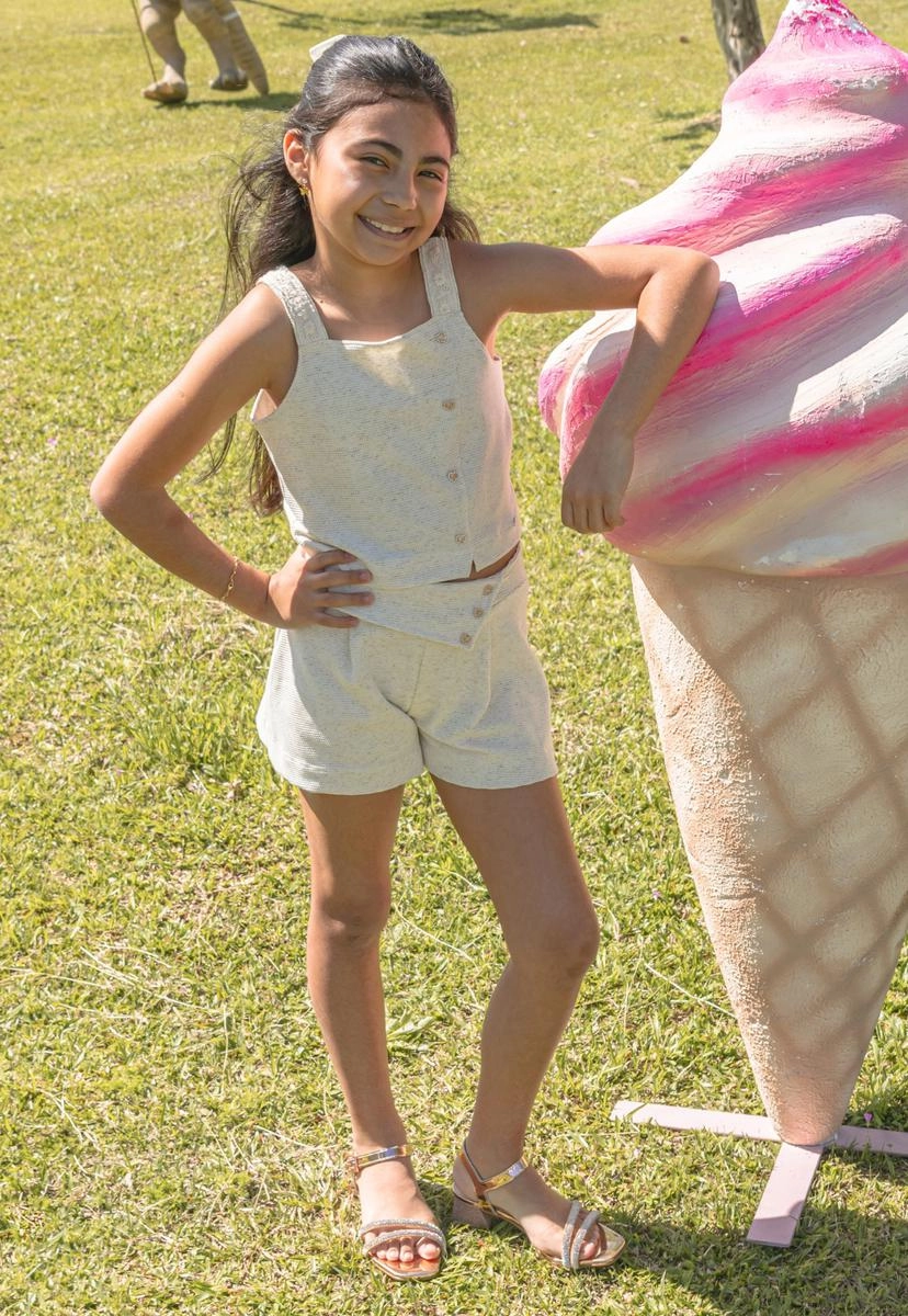 Produto - Conjunto Kiki Shorts Infantil Feminino 