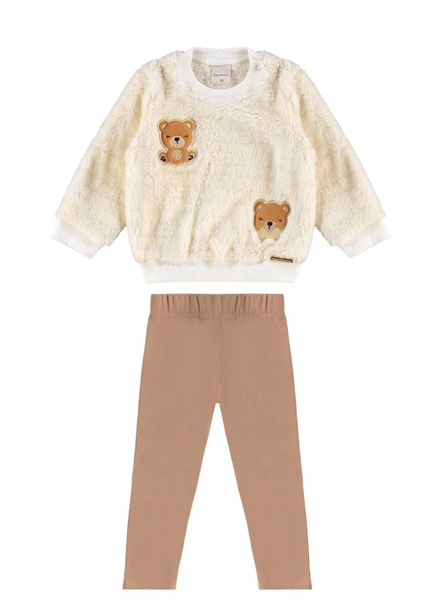 Conjunto Malwee Baby Pelinho Feminino