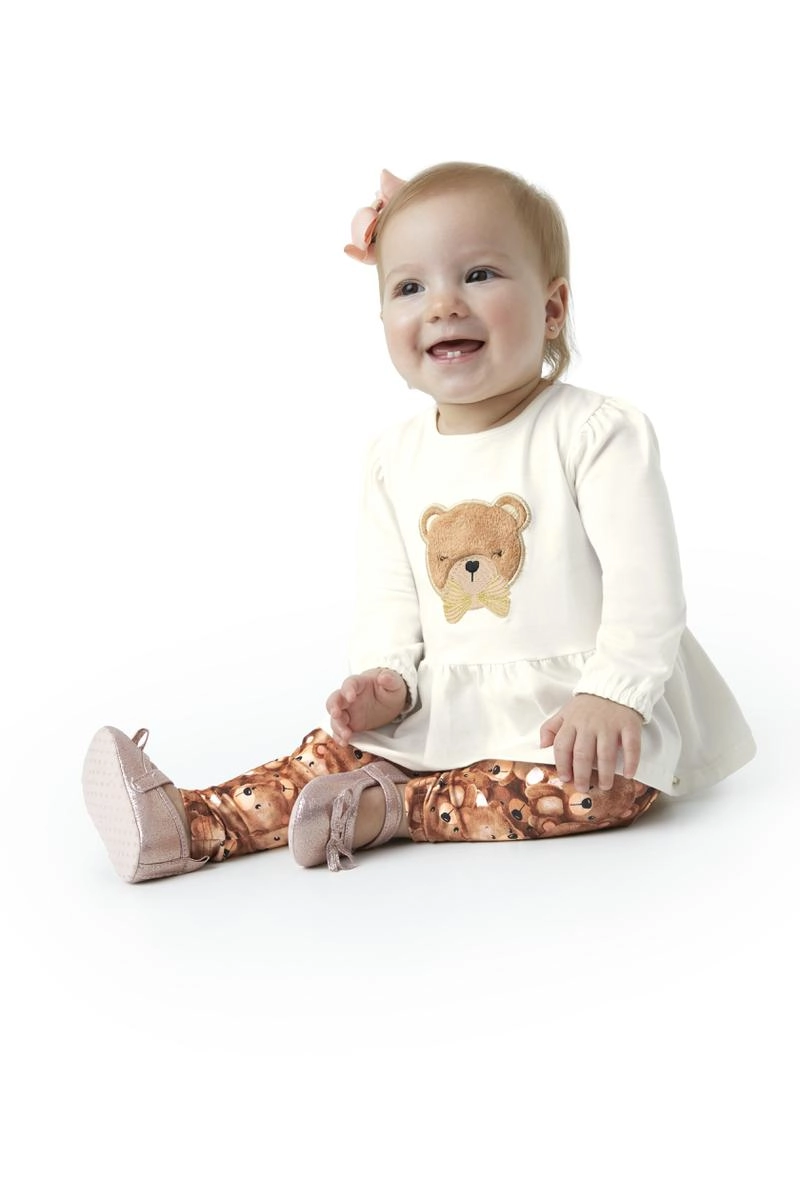 Conjunto Malwee Manga longa Baby Feminino
