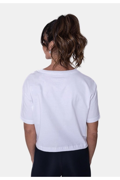 Cropped Nike Essentials Feminino Branco Produto Cropped Nike Essentials Feminino Branco