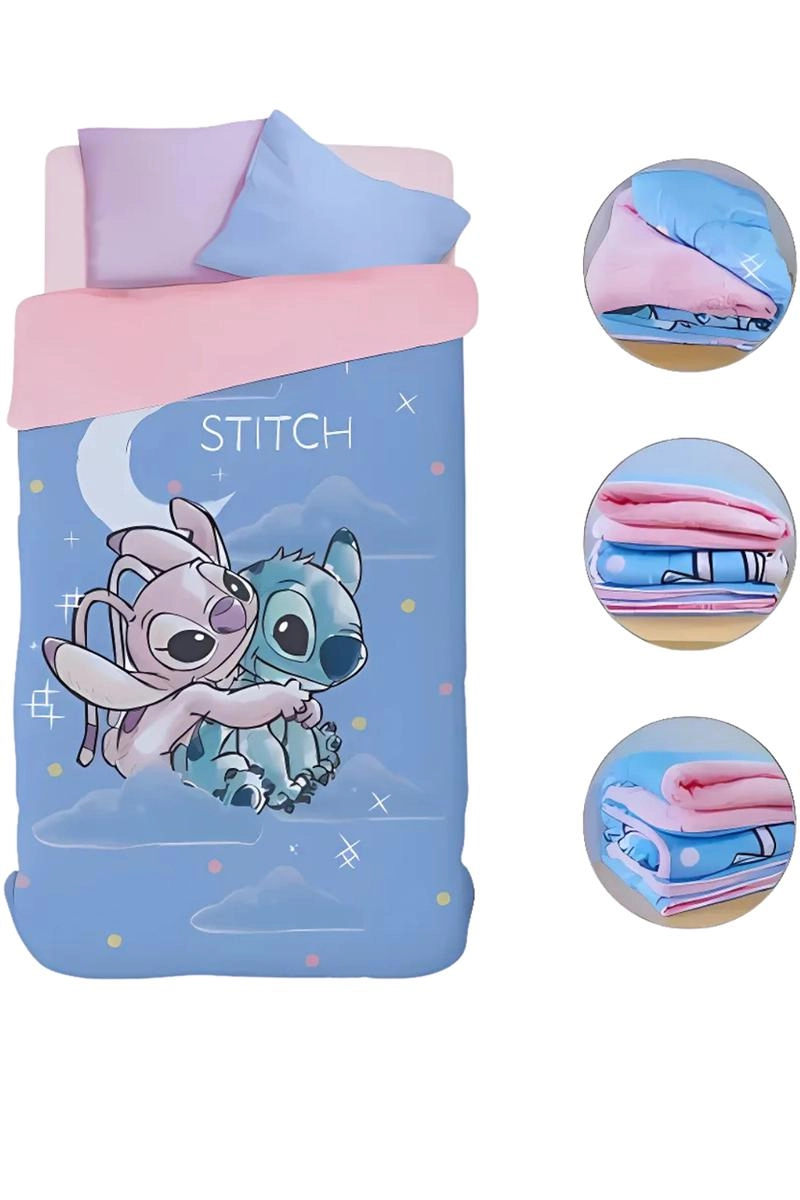 Edredom Lepper Solt Kids Solteiro Stitch 1,50m x 2,20m