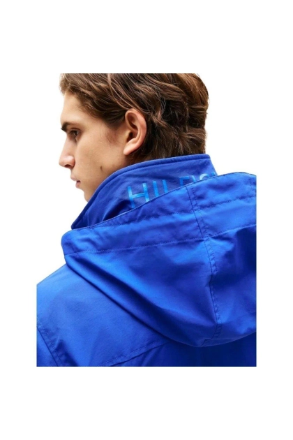 Jaqueta Tommy Hilfiger Zíper Nylon Masculina Azul Produto Jaqueta Tommy Hilfiger Zíper Nylon Masculina Azul