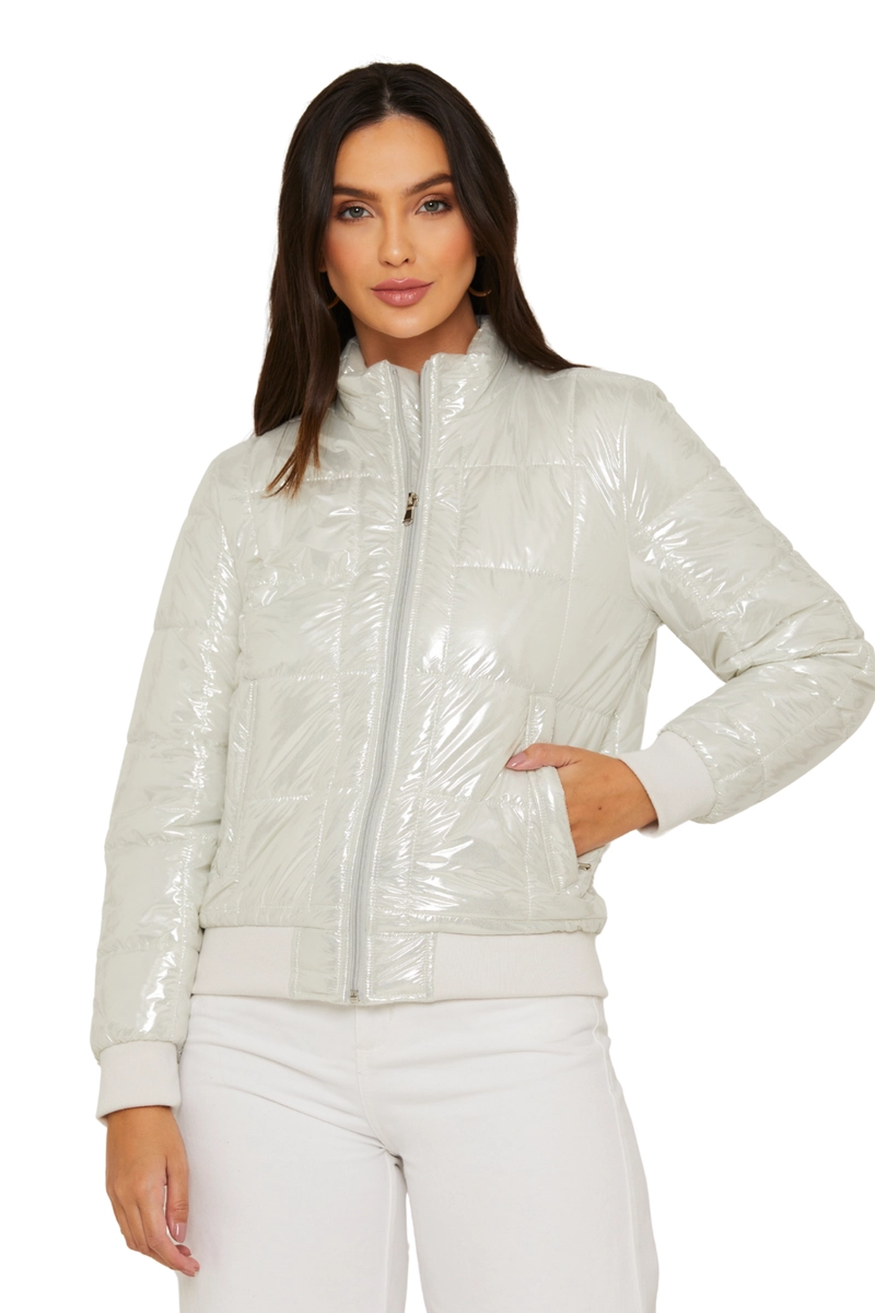 Produto - Jaqueta Aishty De Nylon Feminina Branca