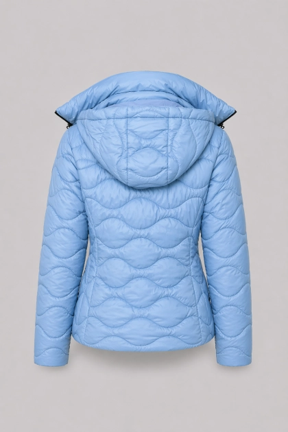 Jaqueta Alpelo Nylon Curta Dupla Face Feminina Azul Produto Jaqueta Alpelo Nylon Curta Dupla Face Feminina Azul
