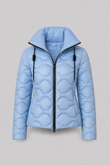 Produto - Jaqueta Alpelo Nylon Curta Dupla Face Feminina Azul