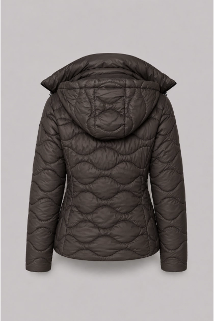 Jaqueta Alpelo Nylon Curta Dupla Face Feminina Marrom Expresso Produto Jaqueta Alpelo Nylon Curta Dupla Face Feminina Marrom Expresso