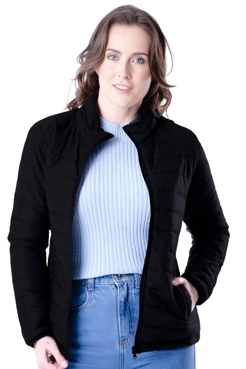 Jaqueta Crocker Nylon Feminina Preta