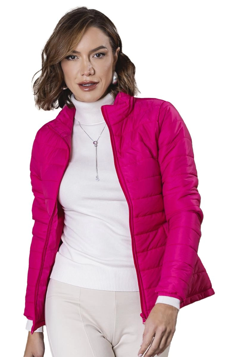 Jaqueta Crocker Nylon Feminina Rosa