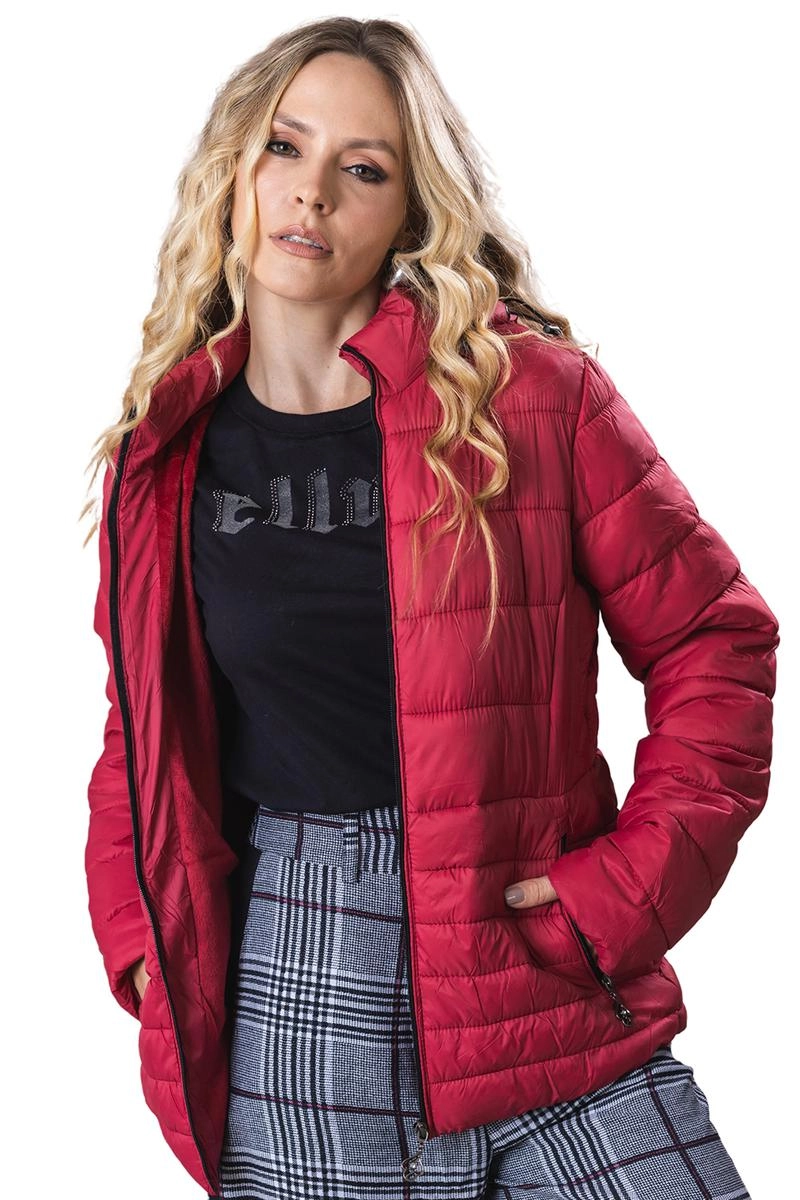 Jaqueta Crocker Nylon Feminina Vermelha
