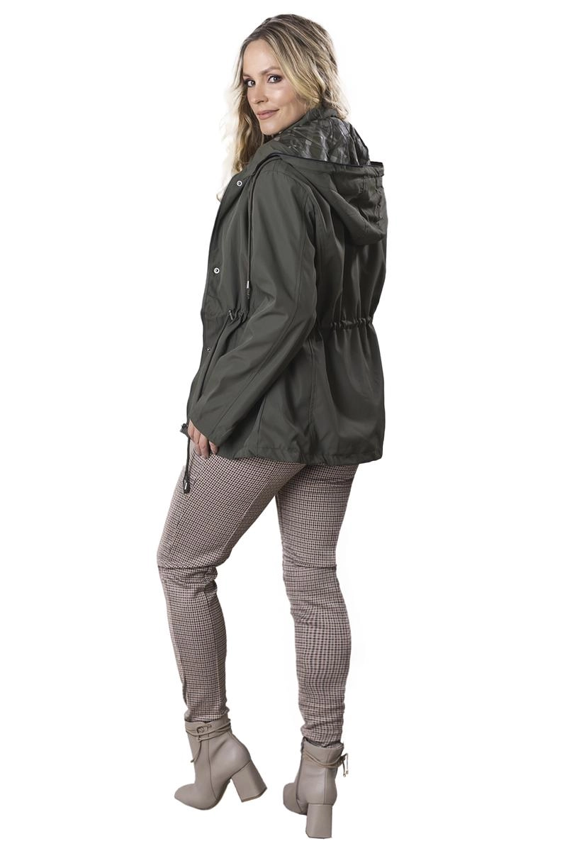 Jaqueta Crocker Parka Capuz Feminina Verde Militar