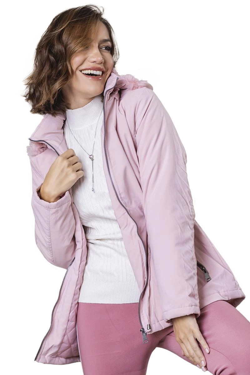 Jaqueta Crocker Parka Feminina Rosê