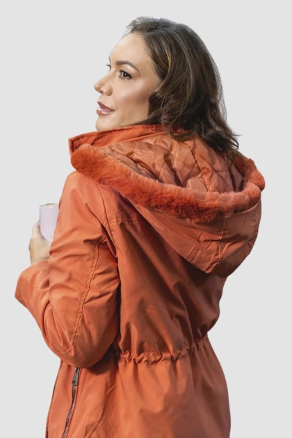 Jaqueta Crocker Parka Feminina Terracota Produto Jaqueta Crocker Parka Feminina Terracota