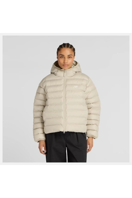 Jaqueta Feminina Puffer Sport Essentials New Balance Creme Produto Jaqueta Feminina Puffer Sport Essentials New Balance Creme