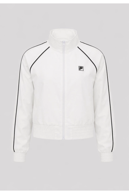 Jaqueta Fila Cropped Feminina Branca Produto - Jaqueta Fila Cropped Feminina Branca