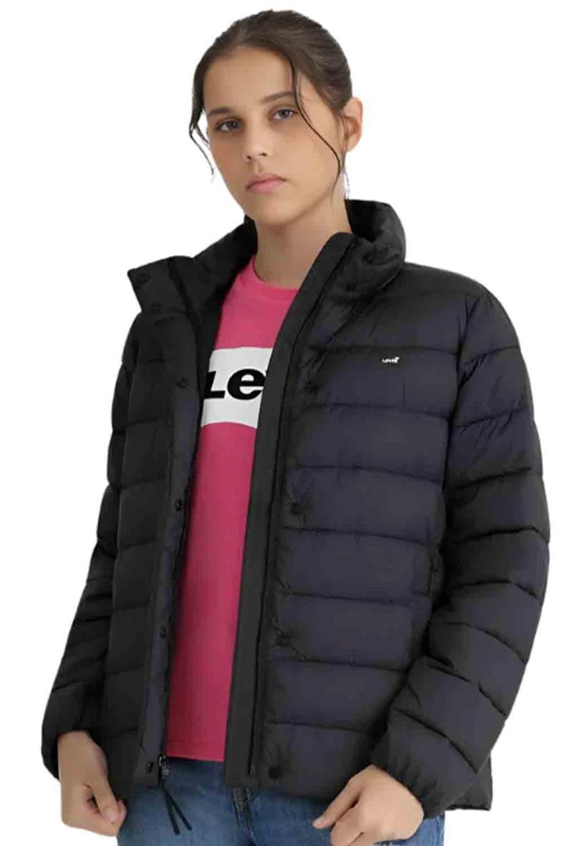  Jaqueta Levi's De Nylon Feminina Preta 